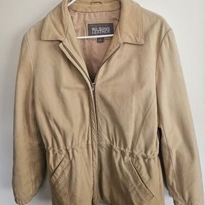 Wilsons Leather Light Brown Large Women's Jacket